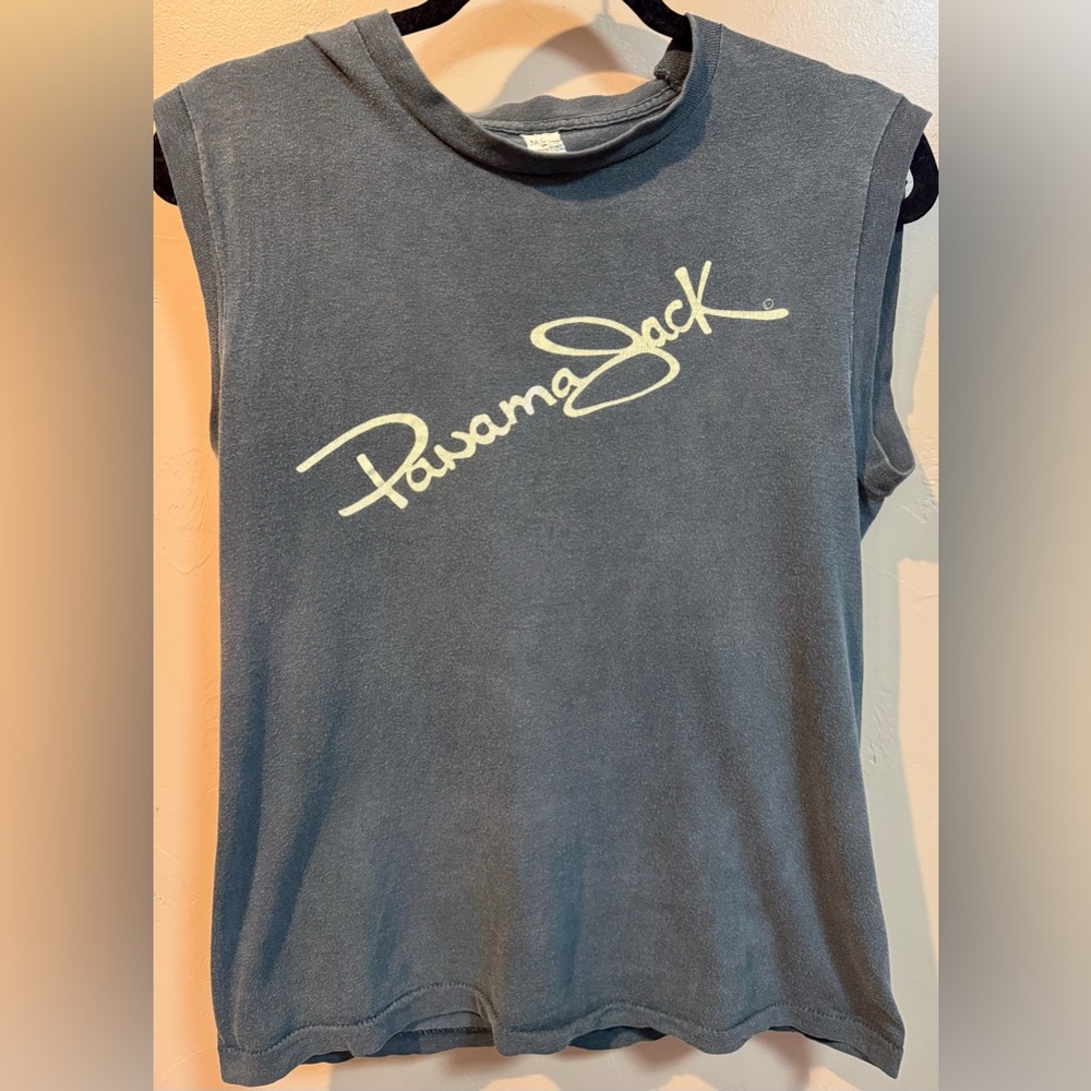 Vintage Panama Jack grey sleeveless Tee